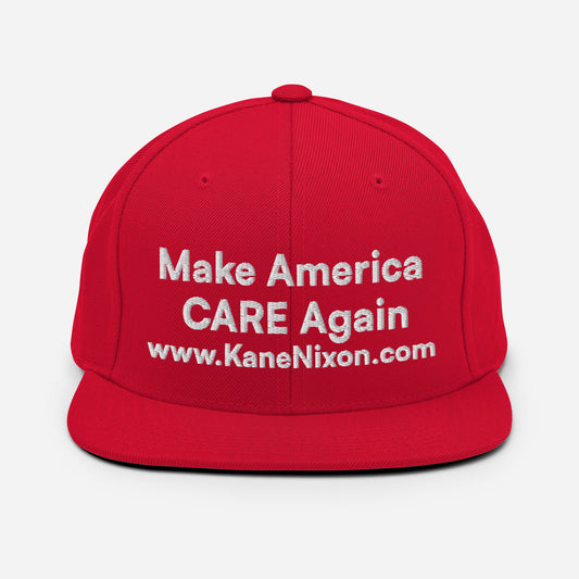 Make America CARE Again Snapback Hat