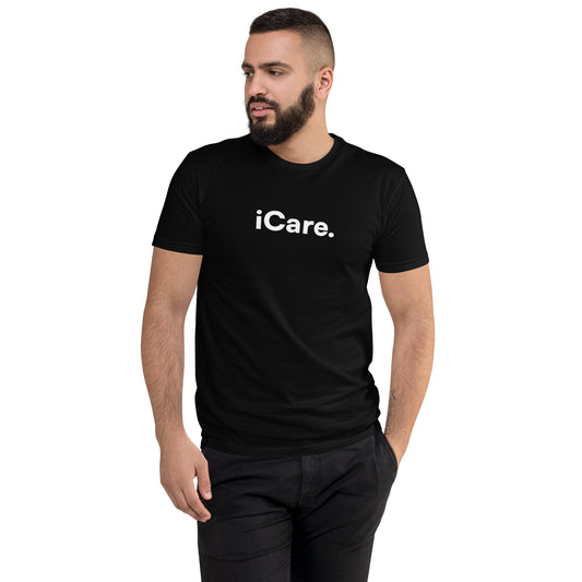 Men's iCare. Short Sleeve T-shirt - Black