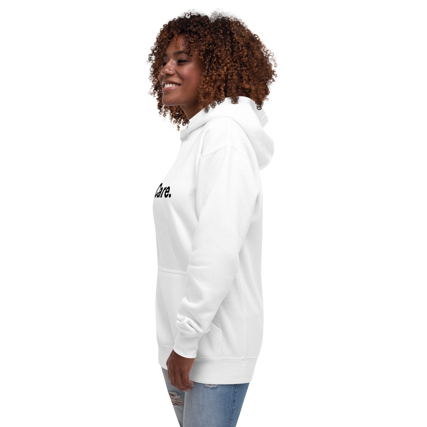 Unisex Premium iCare. Hoodie - White
