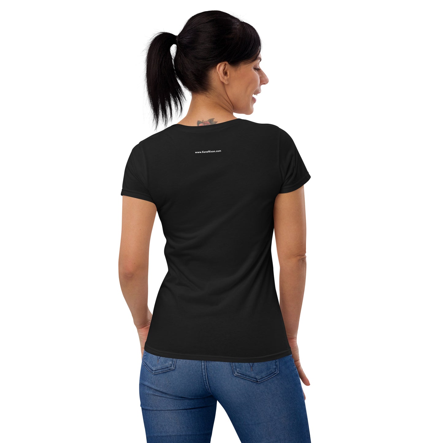 Women's iCare. Short Sleeve T-shirt - Black