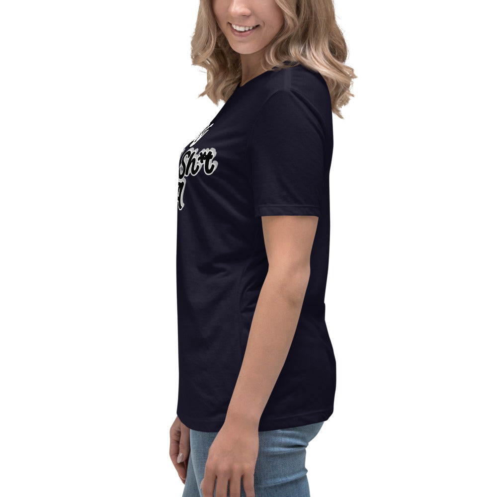 In My Give A Sh*t ERA Women's Relaxed T-Shirt - Black