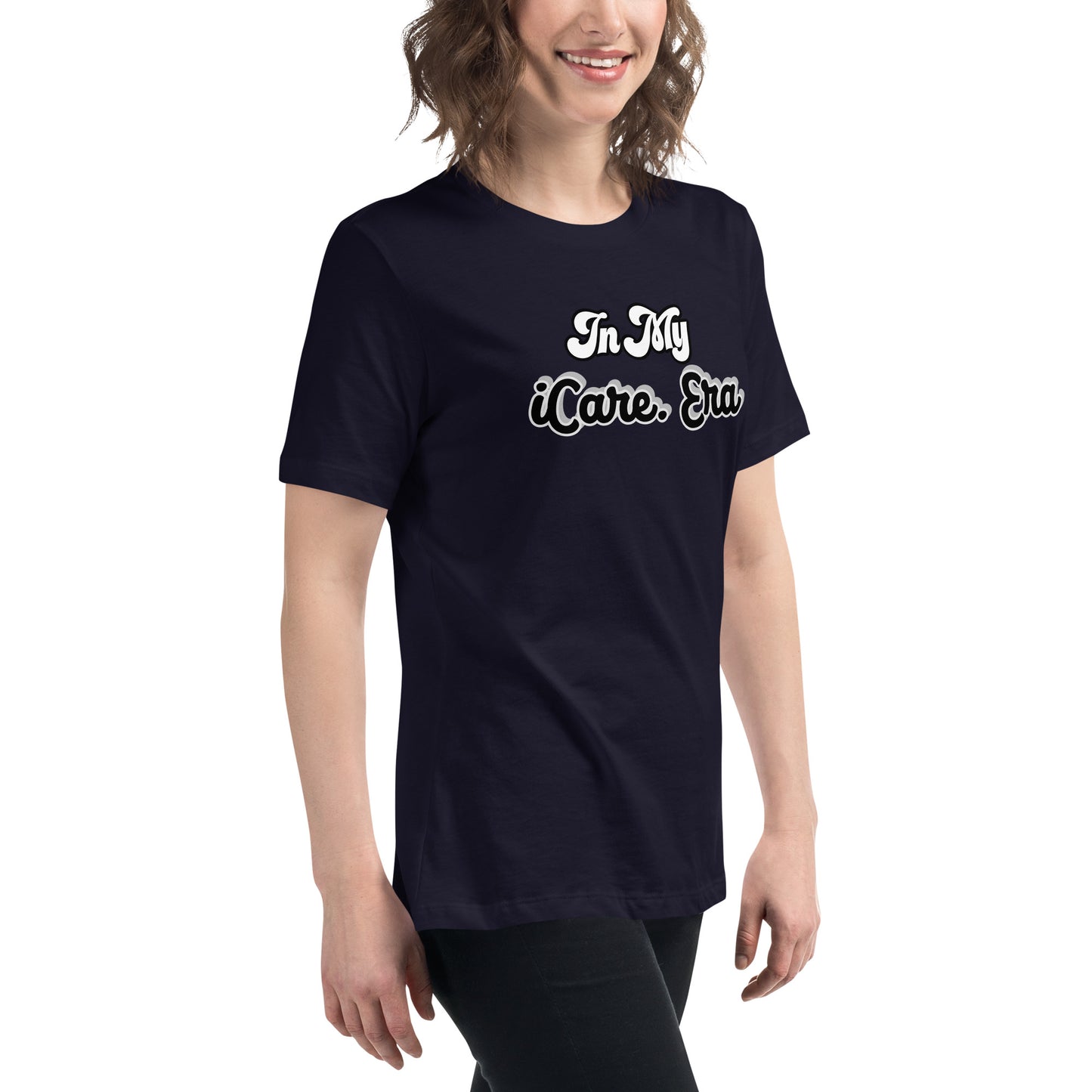 In My iCare. Era Women's Relaxed T-Shirt - Black