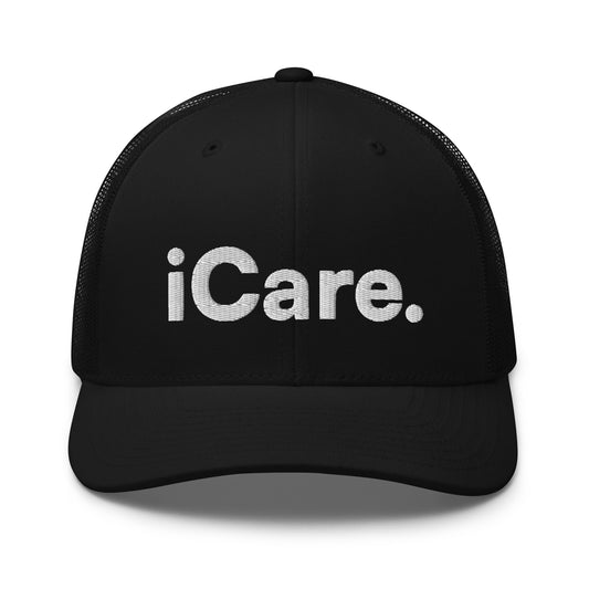 iCare. Trucker Cap - Black