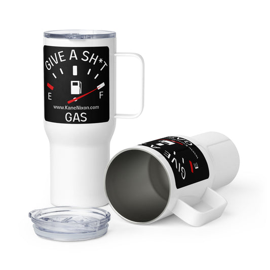 Give A Sh*t Travel Mug - White