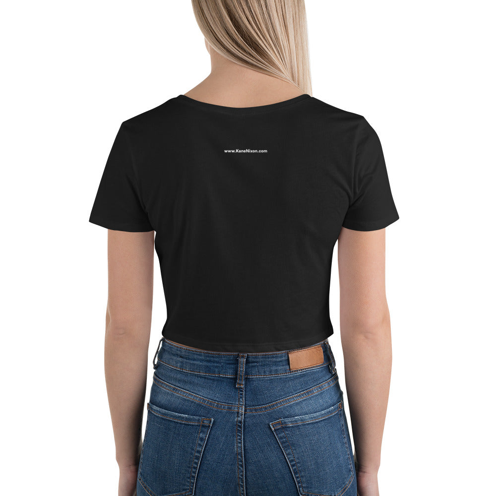 Women’s iCare. Crop Tee - Black