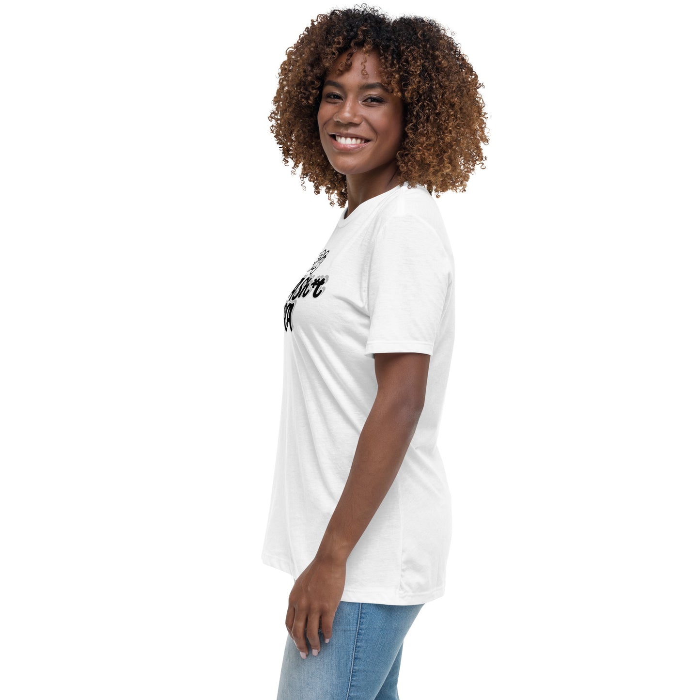 In My Give A Sh*t ERA Women's Relaxed T-Shirt - White